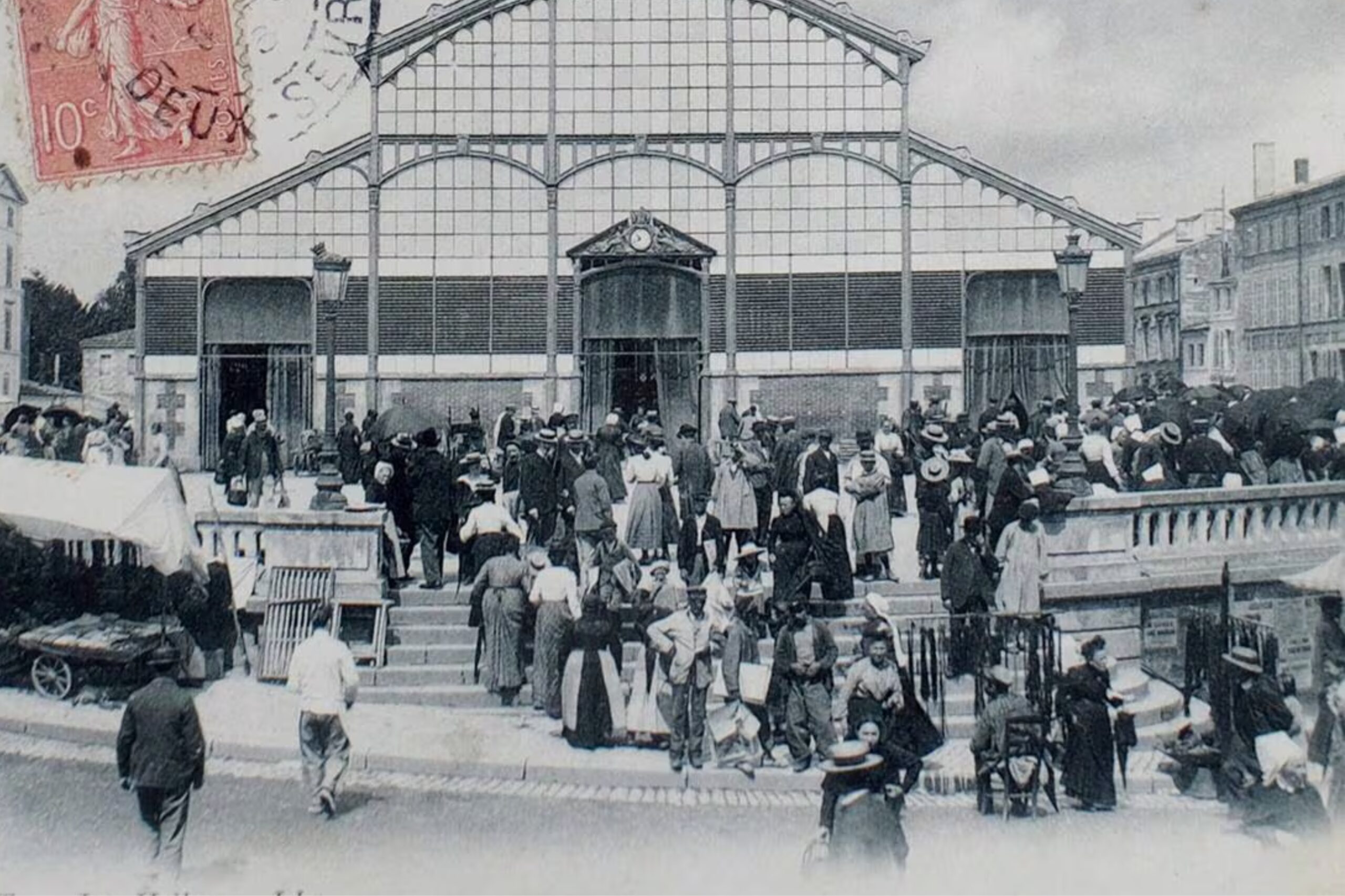 Les Halles de Niort en 1871